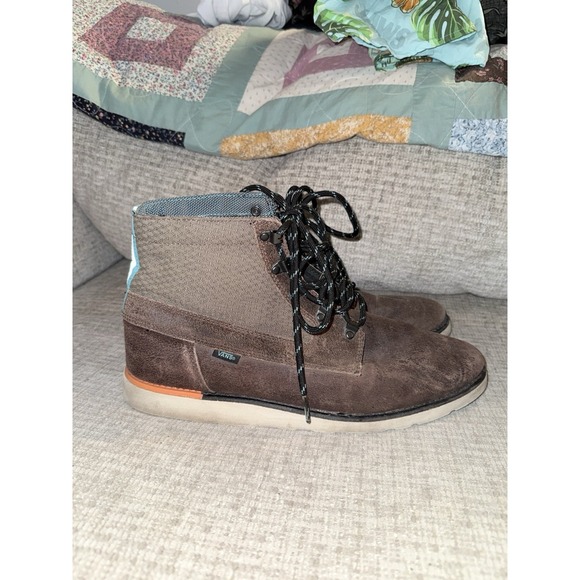 Vans OTW Collection Brown Suede Hi-Top‎ Breton Boot Vibram Mens Size 12 main image 8